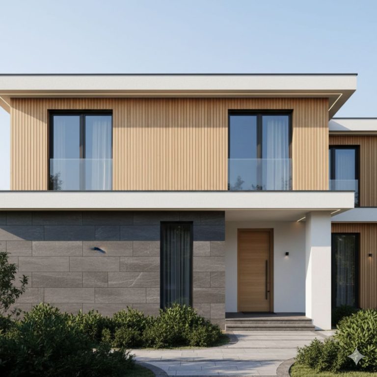 Облицювання та оздоблення фасаду будинку