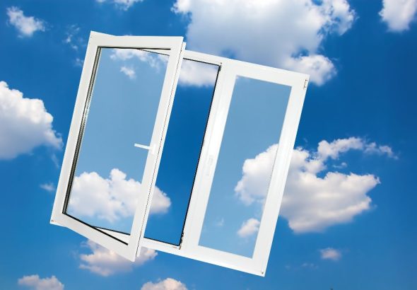 window-with-clouds-background