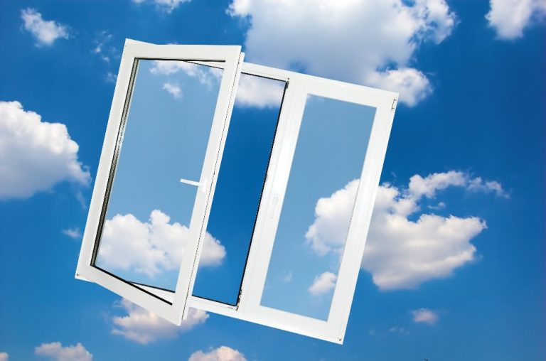window-with-clouds-background