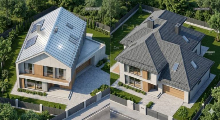 Металочерепиця та бітумна черепиця