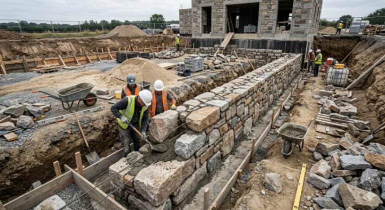 побудова бутового фундаменту